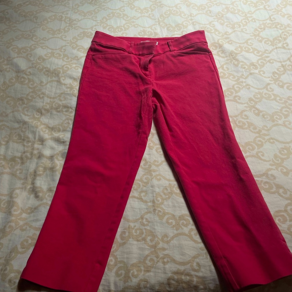 The Loft cropped Riviera pants.
